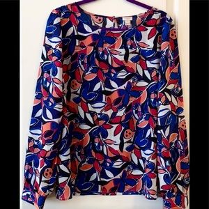 J. Crew Floral Blouse